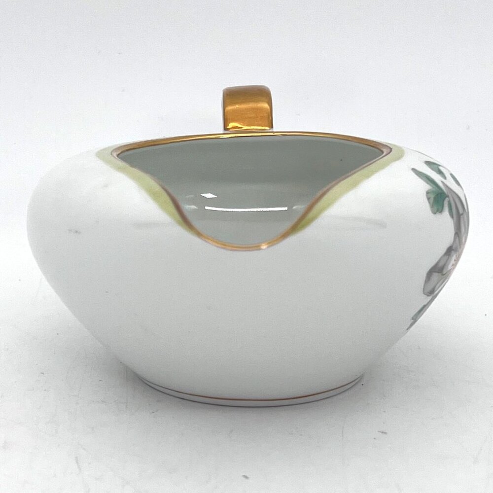 Noritake China Floral Gravy Boat Creamer Made In Japan Porcelain With Gold Trim - Picture 5 of 10